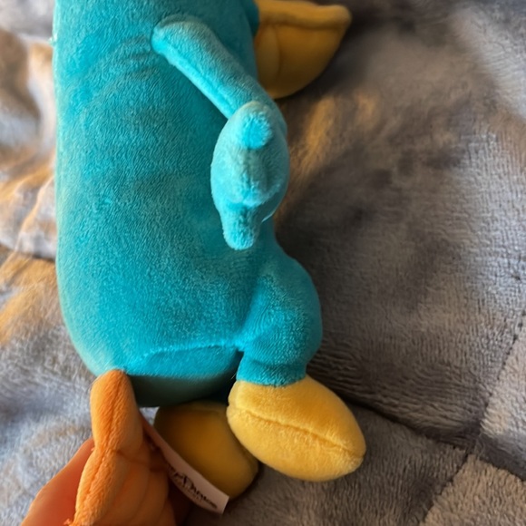 💕 Preloved EUC “Phineas and Ferb” ~ “Perry the Platypus” Plush - Picture 10 of 12